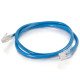 C2G Câble de raccordement réseau Cat5e sans gaine non blindé (UTP) de 0,5 M - Bleu