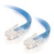 C2G Câble de raccordement réseau Cat5e sans gaine non blindé (UTP) de 0,5 M - Bleu