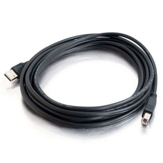 C2G Câble USB 2.0 A/B de 1 M - Noir