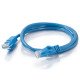 C2G 10m Cat6 Patch Cable câble de réseau Bleu U/UTP (UTP)