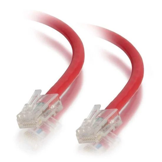 C2G Câble de raccordement réseau Cat5e sans gaine non blindé (UTP) de 1 M - Rouge C2G Câble de raccordement réseau Cat5e sans gaine non blindé (UTP) de 1 M - Rouge
