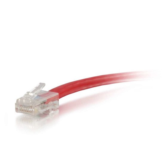 C2G Câble de raccordement réseau Cat5e sans gaine non blindé (UTP) de 1 M - Rouge