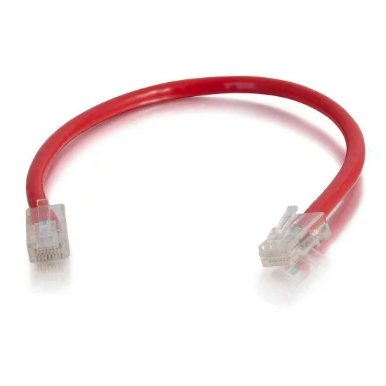 C2G Câble de raccordement réseau Cat5e sans gaine non blindé (UTP) de 1 M - Rouge C2G Câble de raccordement réseau Cat5e sans gaine non blindé (UTP) de 1 M - Rouge