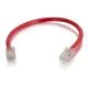 C2G Câble de raccordement réseau Cat5e sans gaine non blindé (UTP) de 1 M - Rouge C2G Câble de raccordement réseau Cat5e sans gaine non blindé (UTP) de 1 M - Rouge