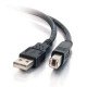 C2G Câble USB 2.0 A/B de 2 M - Noir