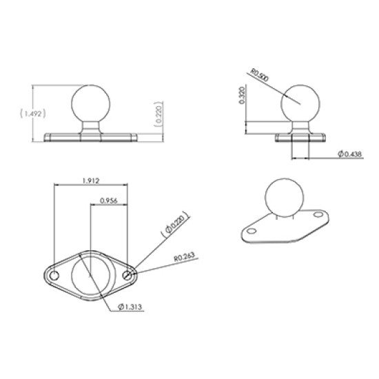 RAM Mounts RAM-B-238 kit de support