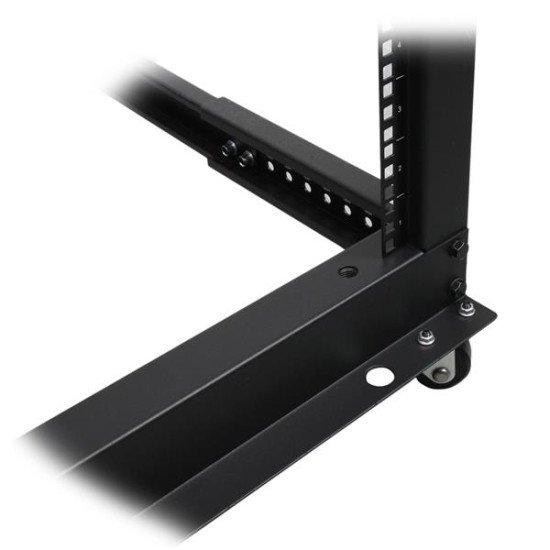 StarTech.com Rack Serveur 42U 4 montants - Bâti Rack à Profondeur Réglable avec Roulettes