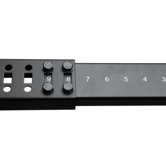 StarTech.com Rack Serveur 42U 4 montants - Bâti Rack à Profondeur Réglable avec Roulettes