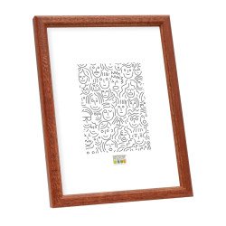 Deknudt S236H3 15x20 houten lijst donkerbruin Cadre pour une seule photo Marron