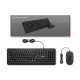 Lenovo 160 clavier Souris incluse maison/bureau USB Anglais américain Noir Lenovo 160 clavier Souris incluse maison/bureau USB Anglais américain Noir