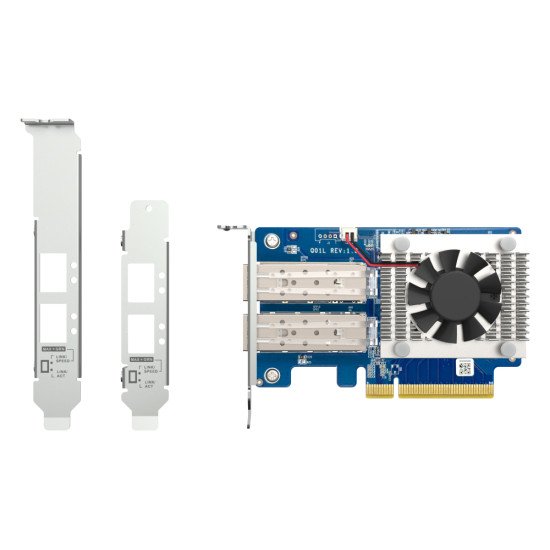 QNAP Carte d'extension réseau double port SFP+ 10 GbE