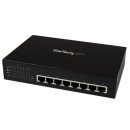 StarTech.com Switch Gigabit Ethernet Industriel 8 Ports Non Géré avec Power over Ethernet - Commutateur 802.3af/at PoE+