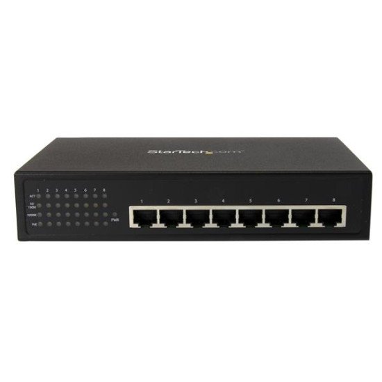 StarTech.com Switch Gigabit Ethernet Industriel 8 Ports Non Géré avec Power over Ethernet - Commutateur 802.3af/at PoE+ StarTech.com Switch Gigabit Ethernet Industriel 8 Ports Non Géré avec Power over Ethernet - Commutateur 802.3af/at PoE+