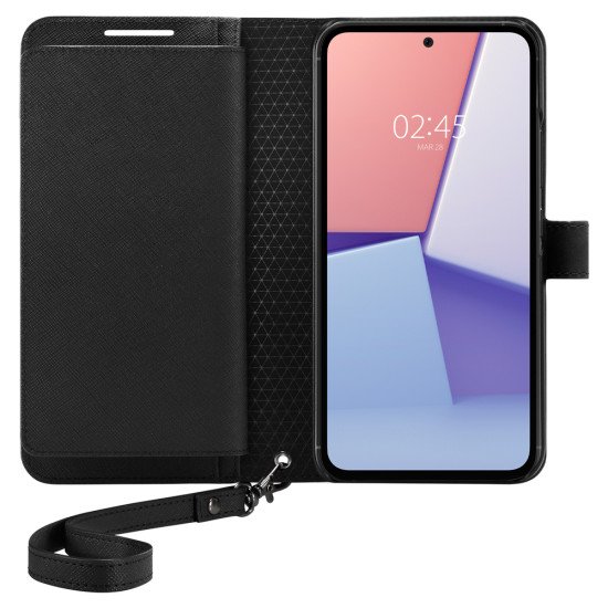 Spigen ACS05893 coque de protection pour téléphones portables 16,5 cm (6.5") Étui avec portefeuille Noir