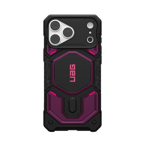 Urban Armor Gear UAG Monarch Pro Backcover voor de Apple iPhone 18 Pro Max / 17 Pro Max - Deep Purple Synth coque de protection pour téléphones portables Housse