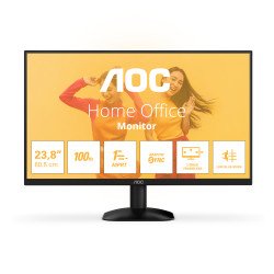 AOC B3 24B35HM2 écran PC 60,5 cm (23.8") 1920 x 1080 pixels Full HD LED Noir AOC B3 24B35HM2 écran PC 60,5 cm (23.8") 1920 x 1080 pixels Full HD LED Noir