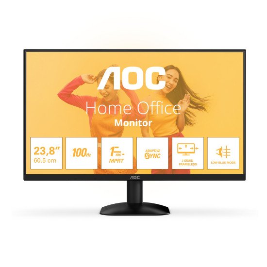 AOC B3 24B35HM2 écran PC 60,5 cm (23.8") 1920 x 1080 pixels Full HD LED Noir AOC B3 24B35HM2 écran PC 60,5 cm (23.8") 1920 x 1080 pixels Full HD LED Noir