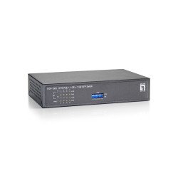 LevelOne FGP-1000 commutateur réseau Gigabit Ethernet (10/100/1000) Connexion Ethernet POE Noir, Gris LevelOne FGP-1000 commutateur réseau Gigabit Ethernet (10/100/1000) Connexion Ethernet POE Noir, Gris