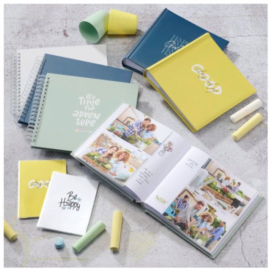 Hama Good Things album photo et protège-page Bleu 200 feuilles 10 x 15 Reliure du livre
