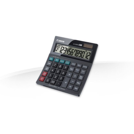 Canon AS-220RTS calculatrice Bureau Calculatrice à écran Noir