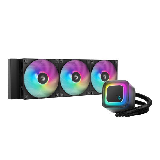 DeepCool LE360 V2 Processeur Refroidisseur de liquide tout-en-un 12 cm Noir 1 pièce(s) DeepCool LE360 V2 Processeur Refroidisseur de liquide tout-en-un 12 cm Noir 1 pièce(s)