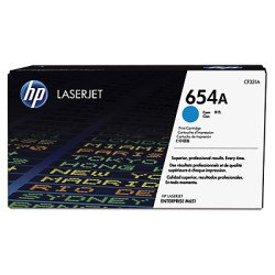 HP 654A Cyan Original LaserJet Toner Cartridge / CF331A Toner Cyan HP 654A Cyan Original LaserJet Toner Cartridge / CF331A Toner Cyan