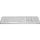 Logitech Master MX Keys S for Mac clavier Bureau RF sans fil + Bluetooth QWERTY US International Aluminium, Blanc