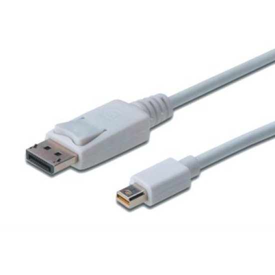 ASSMANN Electronic AK-340102-010-W câble DisplayPort 1 m Mini DisplayPort Blanc
