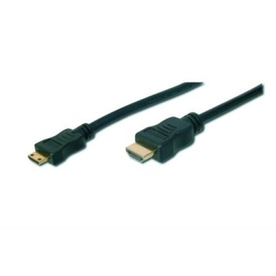 ASSMANN Electronic AK-330106-030-S câble HDMI 3 m HDMI Type A (Standard) HDMI Type C (Mini) Noir