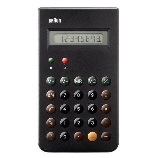 Braun BNE001BK calculatrice Poche Calculatrice basique Noir