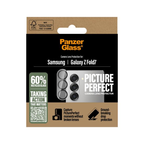 PanzerGlass ® PicturePerfect Camera Lens Protector Samsung Galaxy Z Fold7 Protection d'écran transparent 1 pièce(s) PanzerGlass ® PicturePerfect Camera Lens Protector Samsung Galaxy Z Fold7 Protection d'écran transparent 1 pièce(s)