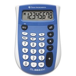 Texas Instruments TI-503 SV calculatrice Poche Calculatrice à écran Bleu, Gris Texas Instruments TI-503 SV calculatrice Poche Calculatrice à écran Bleu, Gris