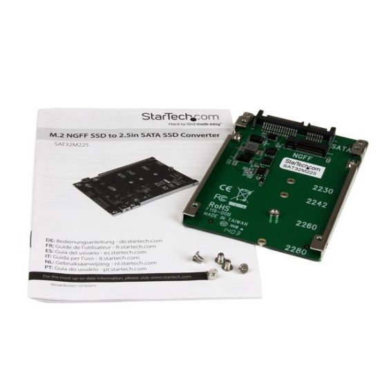 StarTech.com Adaptateur M.2 SSD vers SATA 2,5