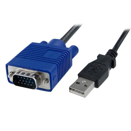 StarTech.com Adaptateur crash cart pour PC portable - Console KVM vers USB 2.0 avec transfert de fichier et acquisition vidéo