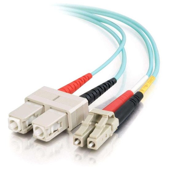 C2G 85534 câble de fibre optique 5 m OFNR LC SC Turquoise