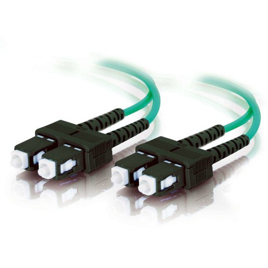 C2G 85513 câble de fibre optique 1 m OFNR SC Turquoise