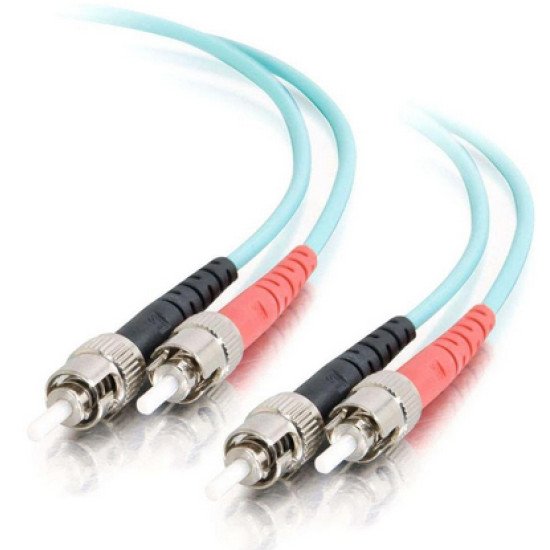 C2G 85504 câble de fibre optique 1 m OFNR ST Turquoise