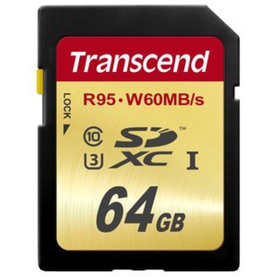 Transcend TS64GSDU3 mémoire flash 64 Go SDXC NAND Classe 10