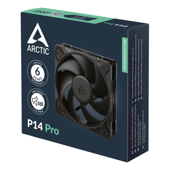 ARCTIC P14 Pro Boitier PC Ventilateur 14 cm Noir