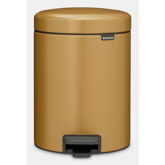 Brabantia NewIcon 5 L Rond Acier Or