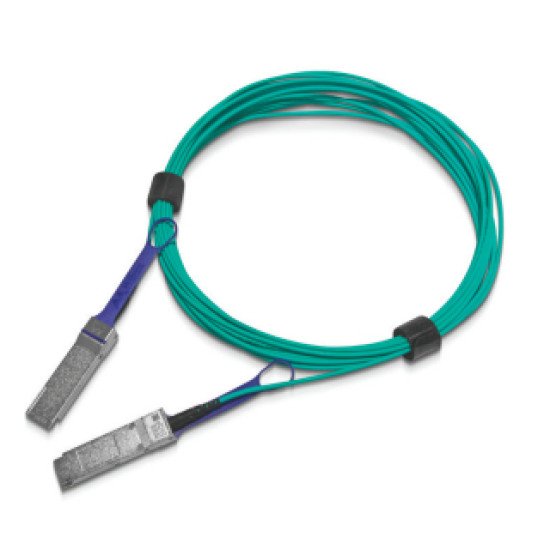 Nvidia MFA1A00-E015 câble de fibre optique 15 m QSFP Bleu