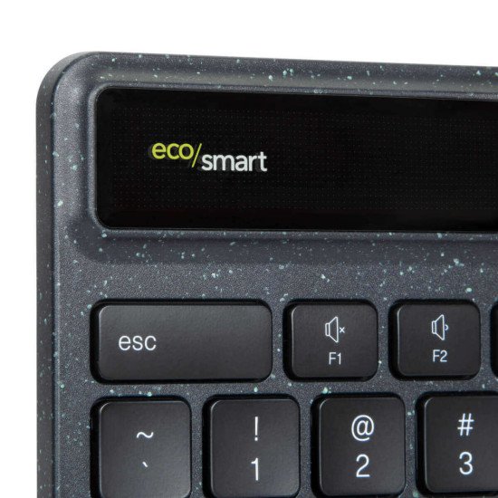 Targus Sustainable Energy Harvesting EcoSmart clavier Bluetooth QWERTY Nordique Noir
