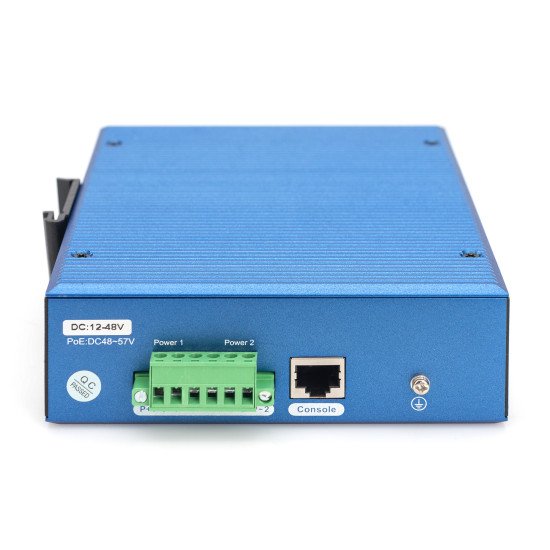 Digitus Switch Gigabit Ethernet industriel 8 + 4 ports 10G en liaison montante L3 administrable