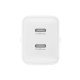 4smarts 540400 chargeur d'appareils mobiles Universel Blanc Secteur Charge rapide Intérieure