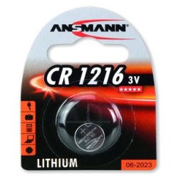 Ansmann 3V Lithium CR1216 Batterie à usage unique Ansmann 3V Lithium CR1216 Batterie à usage unique