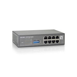 LevelOne FEP-0800 commutateur réseau Fast Ethernet (10/100) Connexion Ethernet POE Noir, Gris LevelOne FEP-0800 commutateur réseau Fast Ethernet (10/100) Connexion Ethernet POE Noir, Gris
