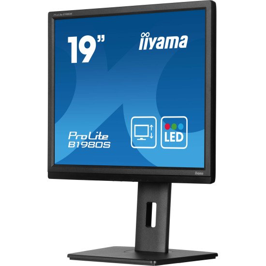 iiyama ProLite B1980S-B1 écran PC 48,3 cm (19") 1280 x 1024 pixels VGA LED Noir iiyama ProLite B1980S-B1 écran PC 48,3 cm (19") 1280 x 1024 pixels VGA LED Noir