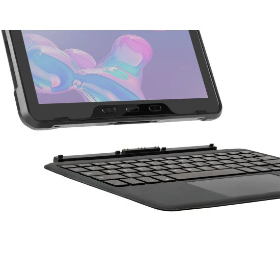 Targus THD933USZ clavier pour tablette QWERTY Anglais américain Pogo Pin Noir Targus THD933USZ clavier pour tablette QWERTY Anglais américain Pogo Pin Noir