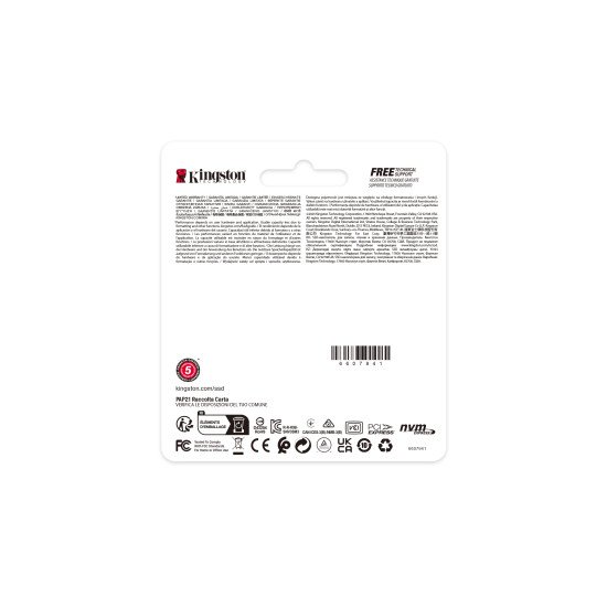Kingston Technology 2000G NV3 M.2 2230 NVMe SSD Kingston Technology 2000G NV3 M.2 2230 NVMe SSD