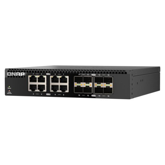QNAP QSW-3216R-8S8T commutateur réseau Non-géré L2 10G Ethernet (100/1000/10000) Noir QNAP QSW-3216R-8S8T commutateur réseau Non-géré L2 10G Ethernet (100/1000/10000) Noir
